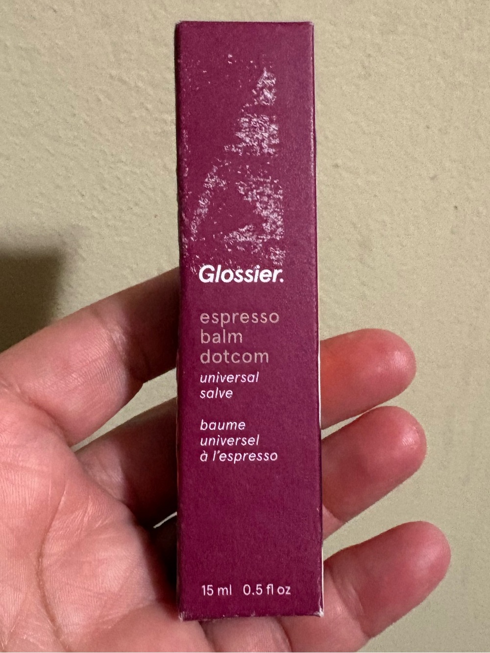 Glossier Espresso Balm Dotcom Universal Salve - ESPRESSO Brand New Never Used.